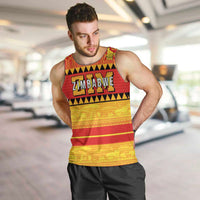 Custom Zimbabwe Cricket Men Tank Top African Heritage Stripes Style - Wonder Print Shop