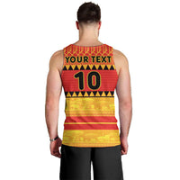 Custom Zimbabwe Cricket Men Tank Top African Heritage Stripes Style - Wonder Print Shop