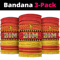 Zimbabwe Cricket Neck Gaiter African Heritage Stripes Style - Wonder Print Shop