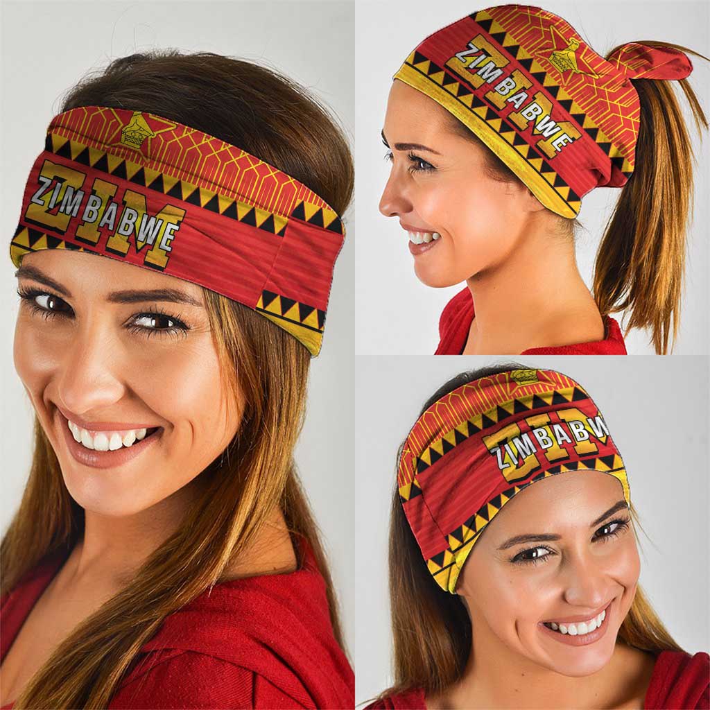 Zimbabwe Cricket Neck Gaiter African Heritage Stripes Style - Wonder Print Shop