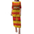 Custom Zimbabwe Cricket Puletasi African Heritage Stripes Style - Wonder Print Shop