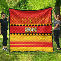 Zimbabwe Cricket Quilt African Heritage Stripes Style - Wonder Print Shop