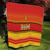 Zimbabwe Cricket Quilt African Heritage Stripes Style - Wonder Print Shop