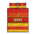 Zimbabwe Cricket Quilt Bed Set African Heritage Stripes Style - Wonder Print Shop