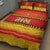 Zimbabwe Cricket Quilt Bed Set African Heritage Stripes Style - Wonder Print Shop