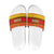 Zimbabwe Cricket Slide Sandals African Heritage Stripes Style - Wonder Print Shop