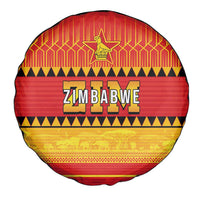 Zimbabwe Cricket Spare Tire Cover African Heritage Stripes Style - Wonder Print Shop