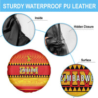Zimbabwe Cricket Spare Tire Cover African Heritage Stripes Style - Wonder Print Shop