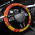 Zimbabwe Cricket Steering Wheel Cover African Heritage Stripes Style - Wonder Print Shop