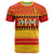 Custom Zimbabwe Cricket T Shirt African Heritage Stripes Style - Wonder Print Shop