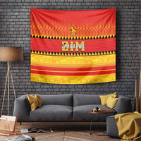 Zimbabwe Cricket Tapestry African Heritage Stripes Style - Wonder Print Shop