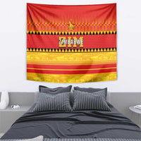 Zimbabwe Cricket Tapestry African Heritage Stripes Style - Wonder Print Shop