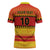 Custom Zimbabwe Cricket Zipper Polo Shirt African Heritage Stripes Style - Wonder Print Shop