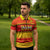 Custom Zimbabwe Cricket Zipper Polo Shirt African Heritage Stripes Style - Wonder Print Shop