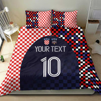Custom Croatia Football Go Checkered Ones Bedding Set