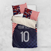 Custom Croatia Football Go Checkered Ones Bedding Set