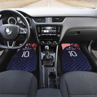 Custom Croatia Football Go Checkered Ones Car Mats