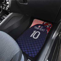 Custom Croatia Football Go Checkered Ones Car Mats