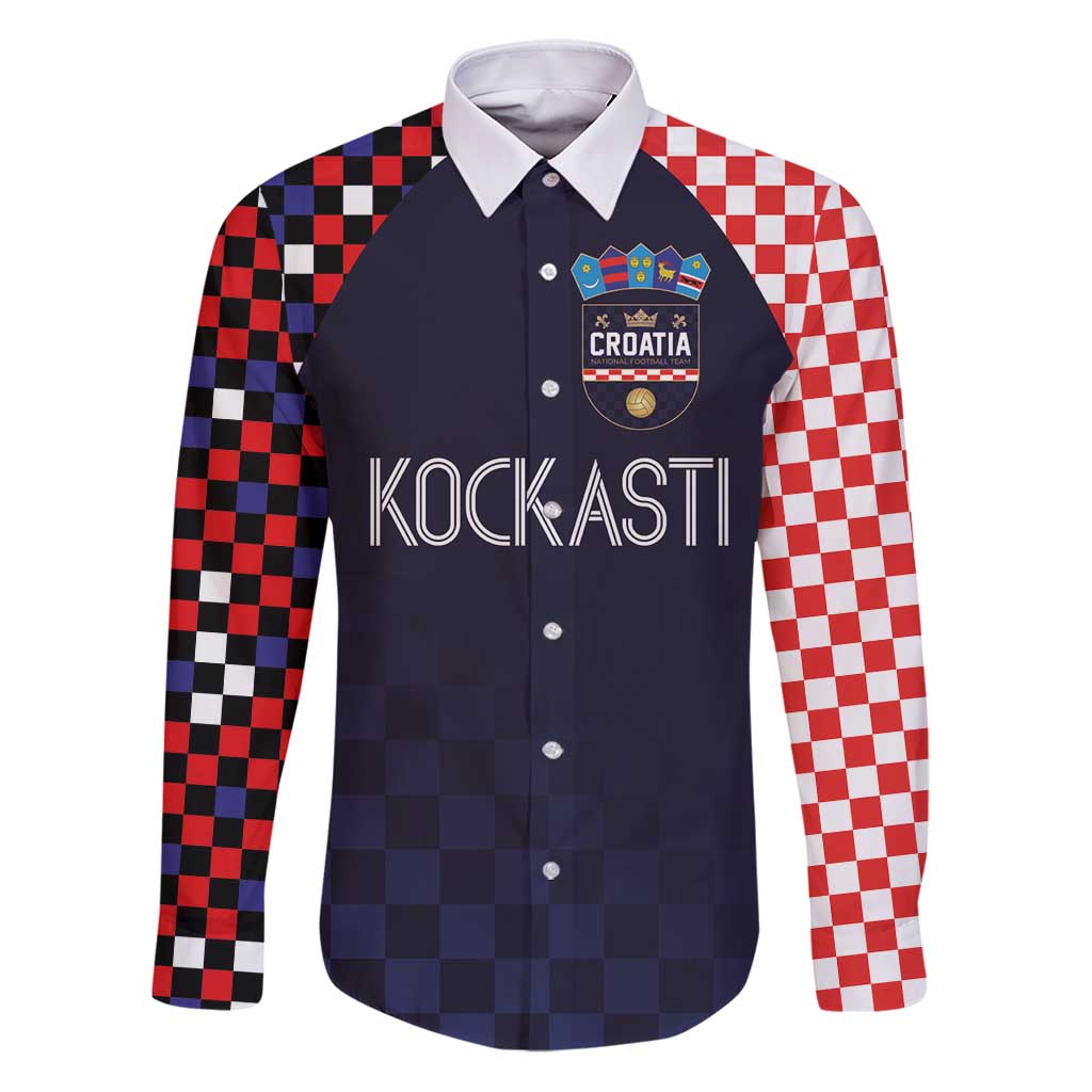 Custom Croatia Football Go Checkered Ones Family Matching Puletasi and Hawaiian Shirt
