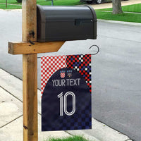 Custom Croatia Football Go Checkered Ones Garden Flag