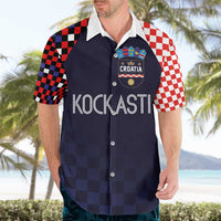 Custom Croatia Football Go Checkered Ones Hawaiian Shirt