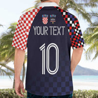 Custom Croatia Football Go Checkered Ones Hawaiian Shirt