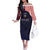 Custom Croatia Football Go Checkered Ones Off The Shoulder Long Sleeve Dress