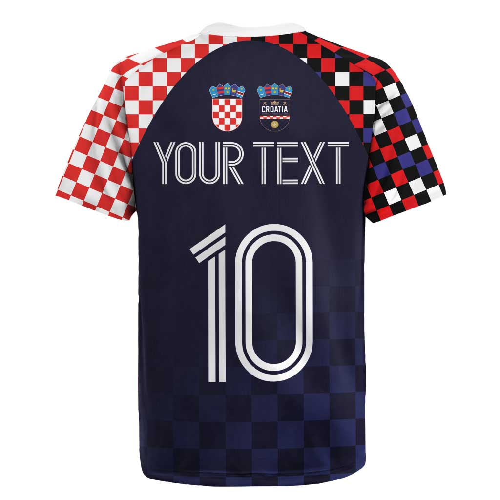 Custom Croatia Football Go Checkered Ones Rugby Jersey - Wonder Print Shop