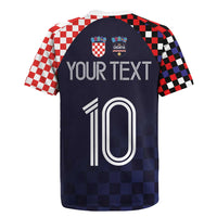 Custom Croatia Football Go Checkered Ones Rugby Jersey - Wonder Print Shop