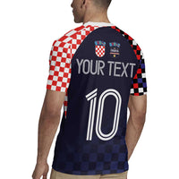 Custom Croatia Football Go Checkered Ones Rugby Jersey - Wonder Print Shop