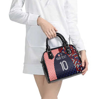 Custom Croatia Football Go Checkered Ones Shoulder Handbag - Wonder Print Shop