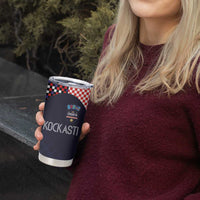 Custom Croatia Football  - Go Checkered Ones Tumbler Cup - Wonder Print Shop