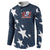 Custom United States Soccer Button Sweatshirt Retro 1994 Denim Style