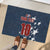 Custom United States Soccer Rubber Doormat Retro 1994 Denim Style - Wonder Print Shop