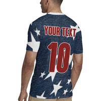 Custom United States Soccer Rugby Jersey Retro 1994 Denim Style - Wonder Print Shop