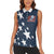 Custom United States Soccer Women Sleeveless Polo Shirt Retro 1994 Denim Style - Wonder Print Shop