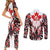 Canada Day Couples Matching Short Sleeve Bodycon Dress and Long Sleeve Button Shirt The Forest Moose and Maple Leaves-Haida Pattern