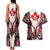 Canada Day Couples Matching Tank Maxi Dress and Hawaiian Shirt The Forest Moose and Maple Leaves-Haida Pattern