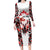 Canada Day Family Matching Long Sleeve Bodycon Dress and Hawaiian Shirt The Forest Moose and Maple Leaves-Haida Pattern