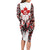 Canada Day Family Matching Long Sleeve Bodycon Dress and Hawaiian Shirt The Forest Moose and Maple Leaves-Haida Pattern