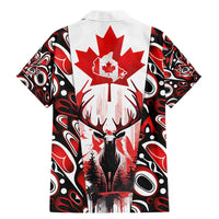 Canada Day Family Matching Mermaid Dress and Hawaiian Shirt The Forest Moose and Maple Leaves-Haida Pattern