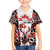 Canada Day Family Matching Off Shoulder Maxi Dress and Hawaiian Shirt The Forest Moose and Maple Leaves-Haida Pattern