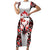 Canada Day Family Matching Short Sleeve Bodycon Dress and Hawaiian Shirt The Forest Moose and Maple Leaves-Haida Pattern
