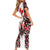 Canada Day Family Matching Short Sleeve Bodycon Dress and Hawaiian Shirt The Forest Moose and Maple Leaves-Haida Pattern