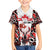 Canada Day Kid Hawaiian Shirt The Forest Moose and Maple Leaves-Haida Pattern
