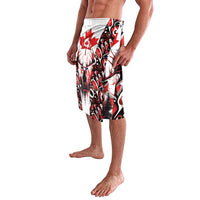 Canada Day Lavalava The Forest Moose and Maple Leaves-Haida Pattern