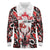 Canada Day Long Sleeve Polo Shirt The Forest Moose and Maple Leaves-Haida Pattern