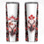 Canada Day Skinny Tumbler The Forest Moose and Maple Leaves-Haida Pattern