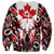 Canada Day Sweatshirt The Forest Moose and Maple Leaves-Haida Pattern