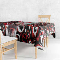 Canada Day Tablecloth The Forest Moose and Maple Leaves-Haida Pattern